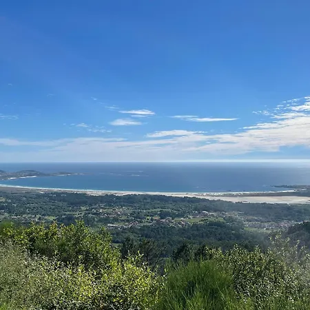 Con Excelentes Vistas Al Mar En La Playa De Carnota Apartment