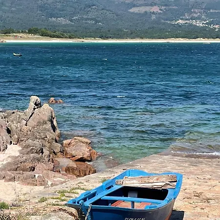 Con Excelentes Vistas Al Mar En La Playa De Carnota Apartment